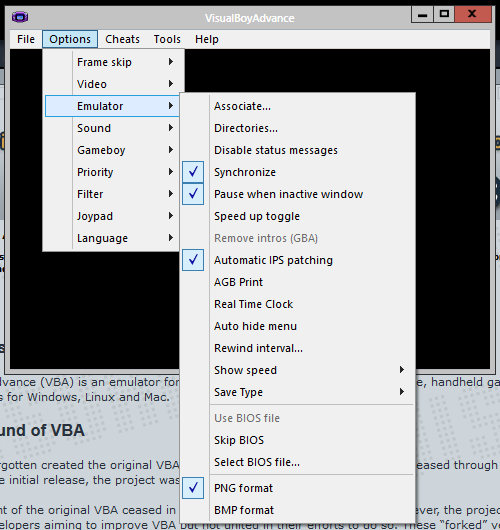 vba emulator shortcuts mac